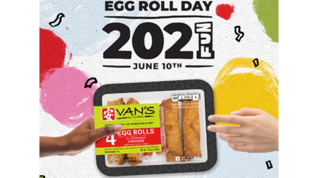 Van S Kitchen National Egg Roll Day Promotion Convenience Store News   Van's National Egg Roll Day Lg 031721 0 